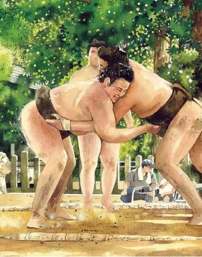 出羽海部屋夏合宿